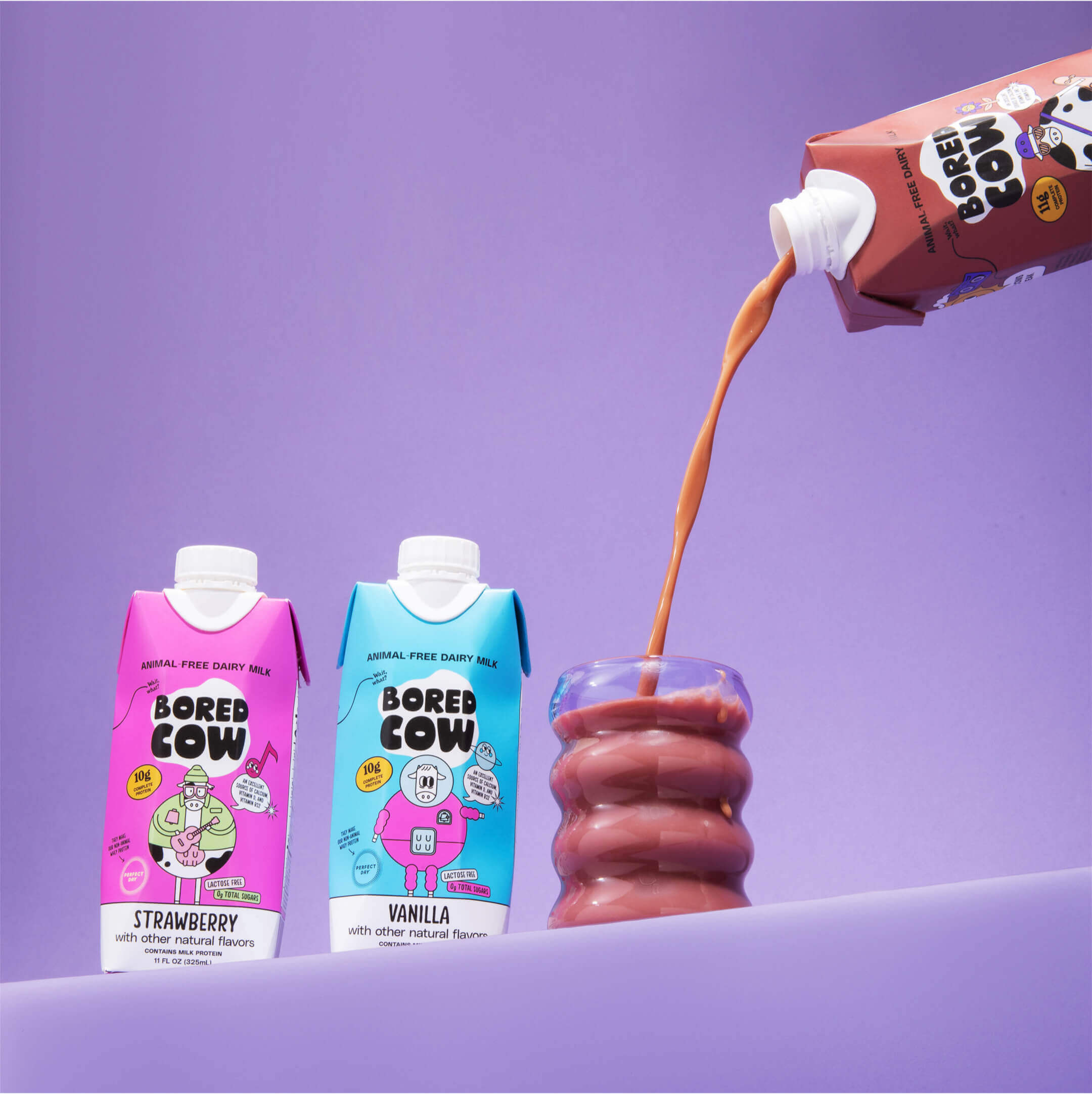 bored cow packaging design